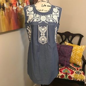EUC!! TB Embroidered Sundress